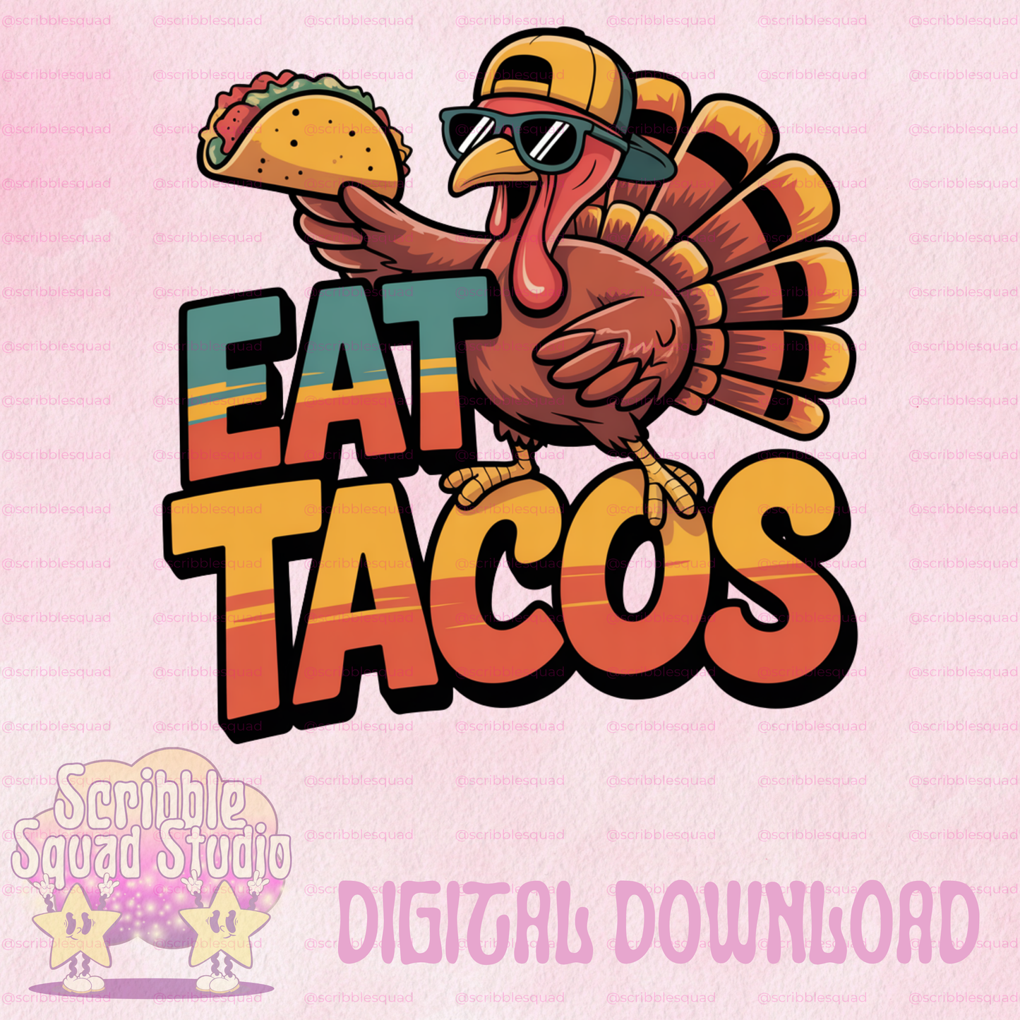 THANKFUL FOR TACOS PNG
