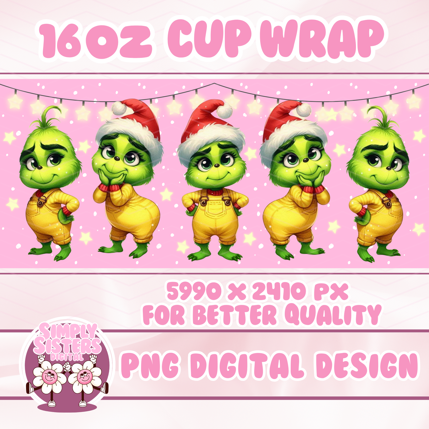 LITTLE GRINCH CUP WRAP
