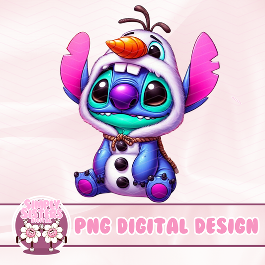 OLAF COSTUME STITCH PNG