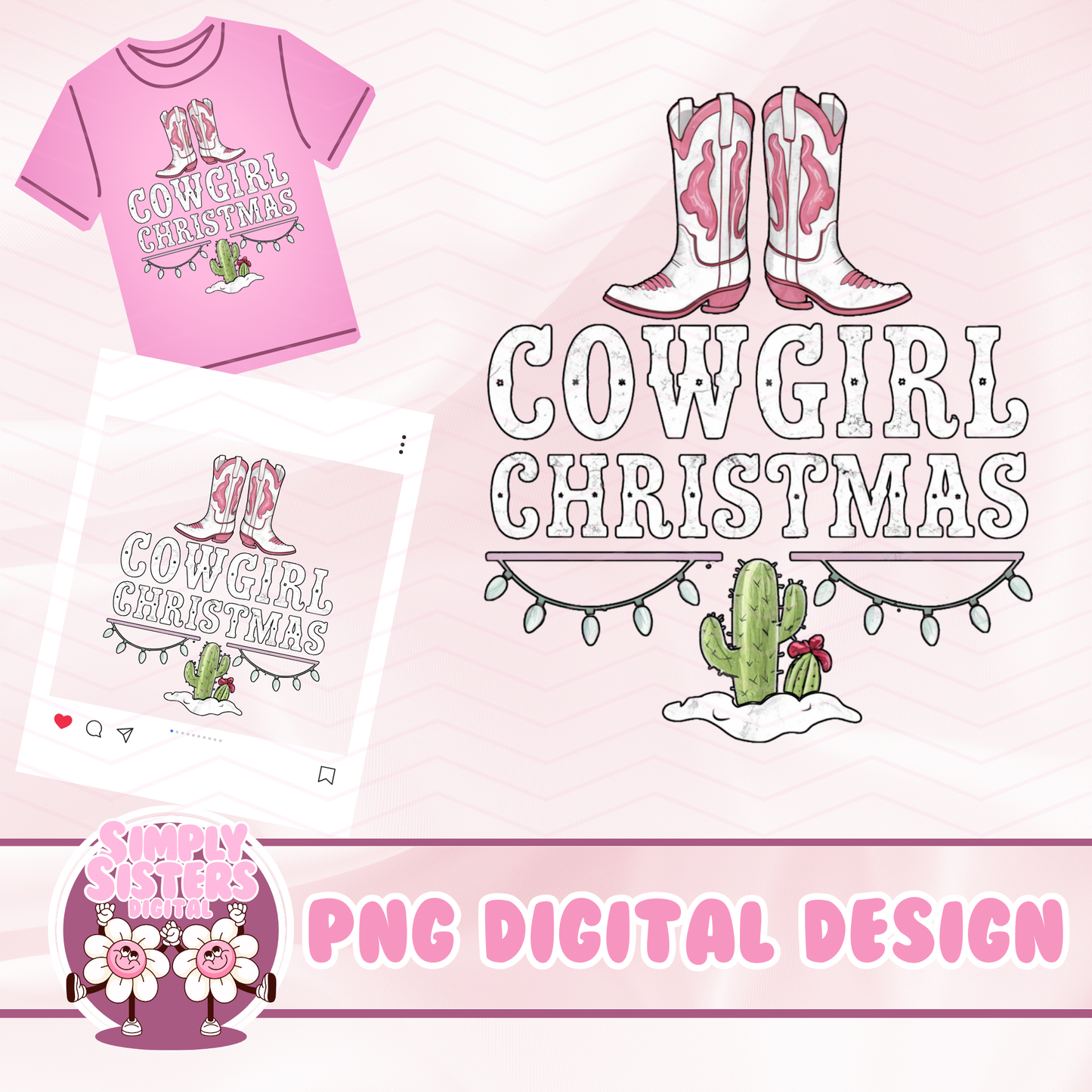 PINK COWGIRL CHRISTMAS