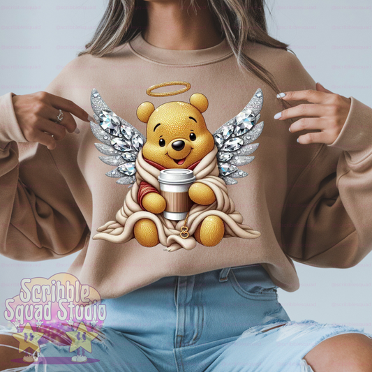 PUMPKIN SPICE POOH PNG
