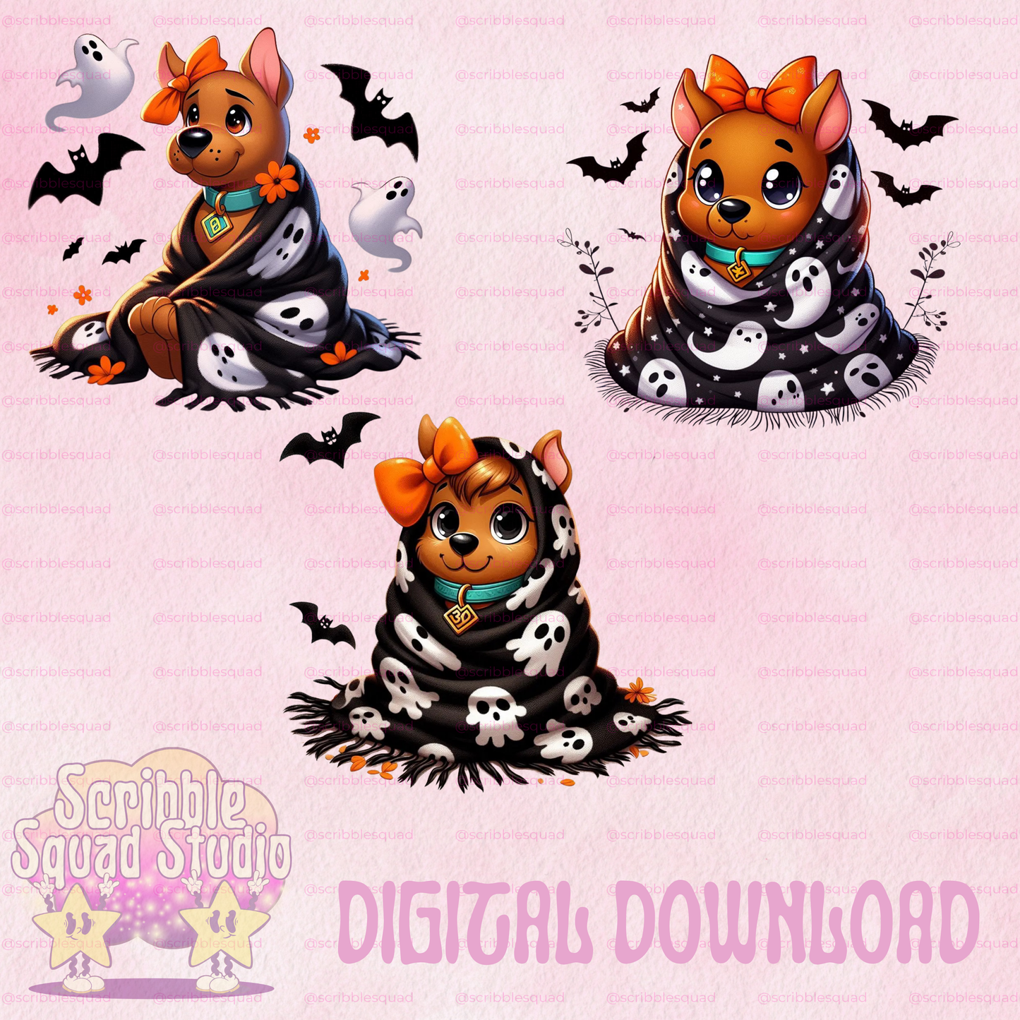 SCOOBY SPOOKY BLANKET PNG