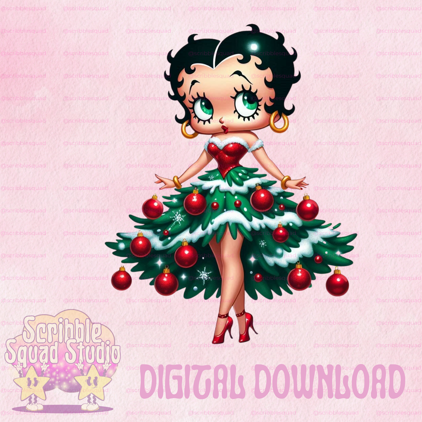 BETTY BOOP CHRISTMAS PNG