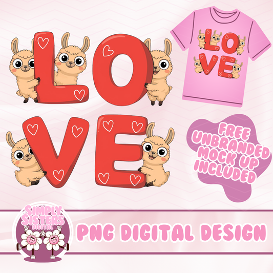 LAMA LOVE PNG