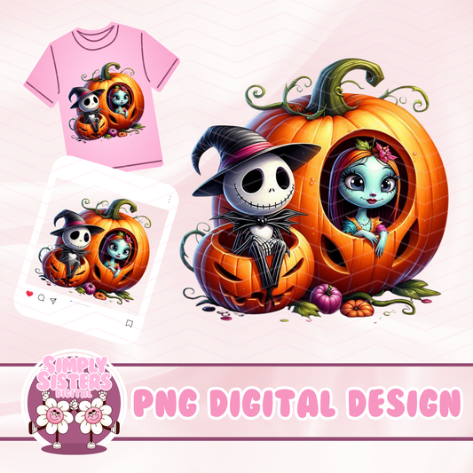 JACK SKELLINGTON PUMPKIN PNG