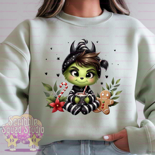 DARK CHRISTMAS GRINCH PNG