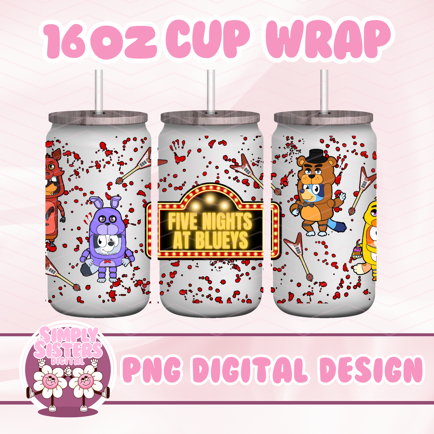 FIVE NIGHTS AT BLUEY’S WRAP
