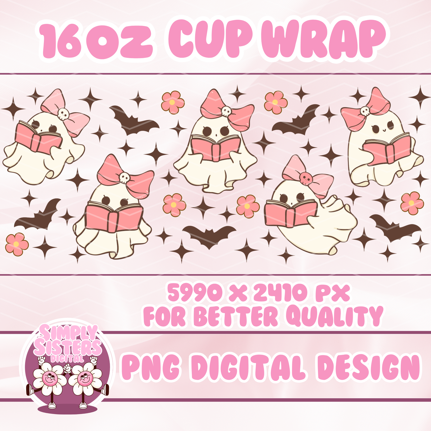 BOOKISH CUP WRAP