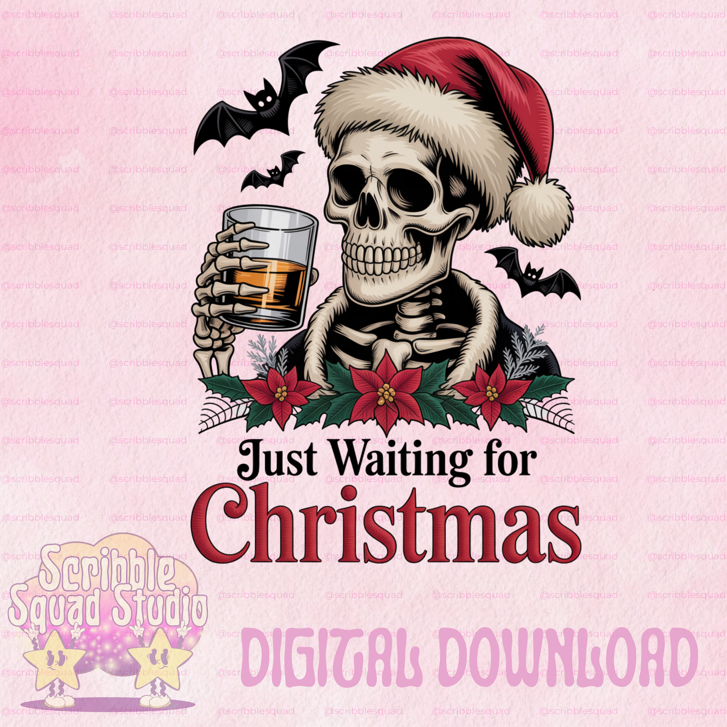 JUST WAITING FOR CHRISTMAS PNG