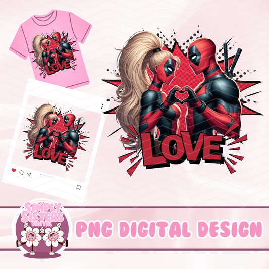 LADY DEADPOOL LOVE PNG