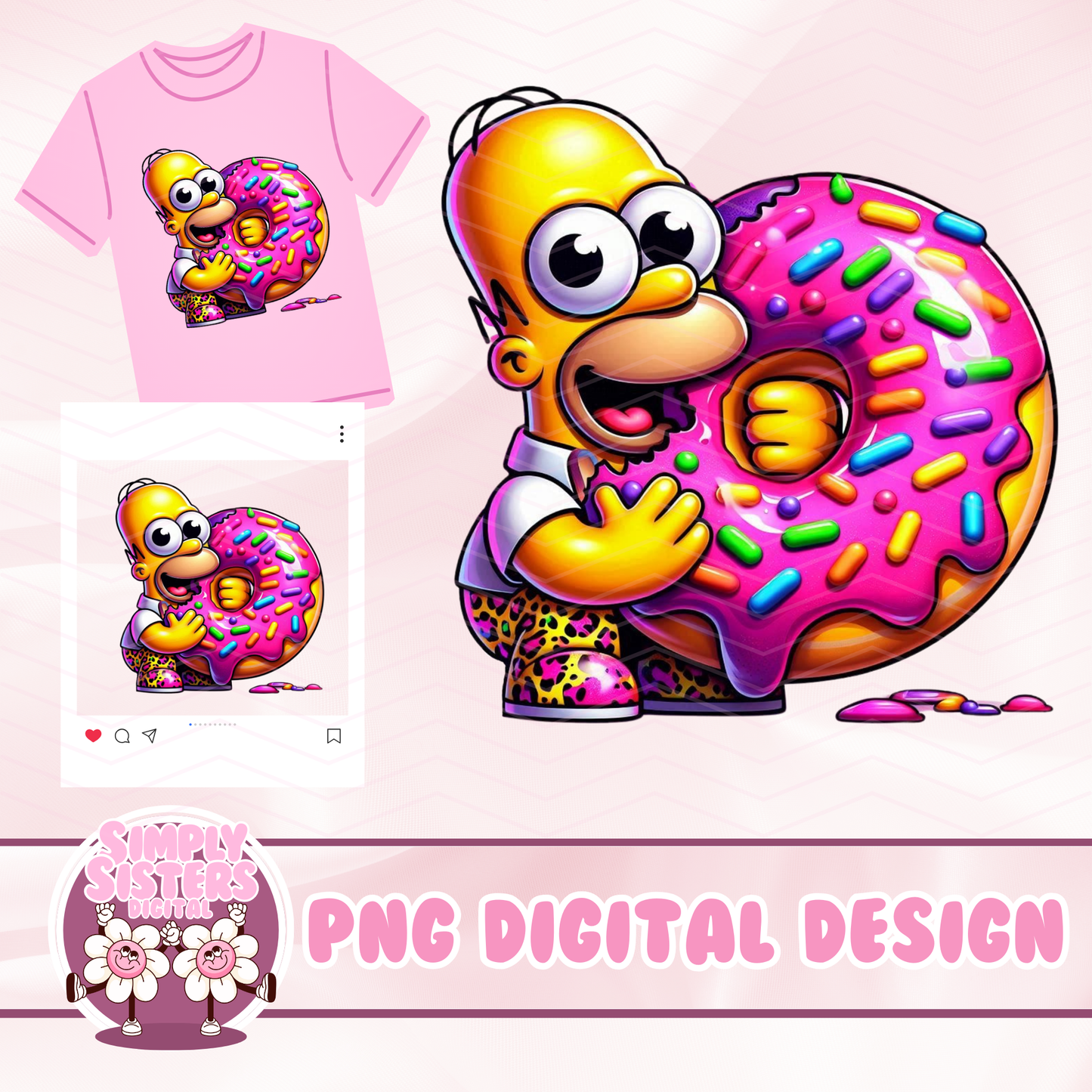 PINK DONUT SIMPSON