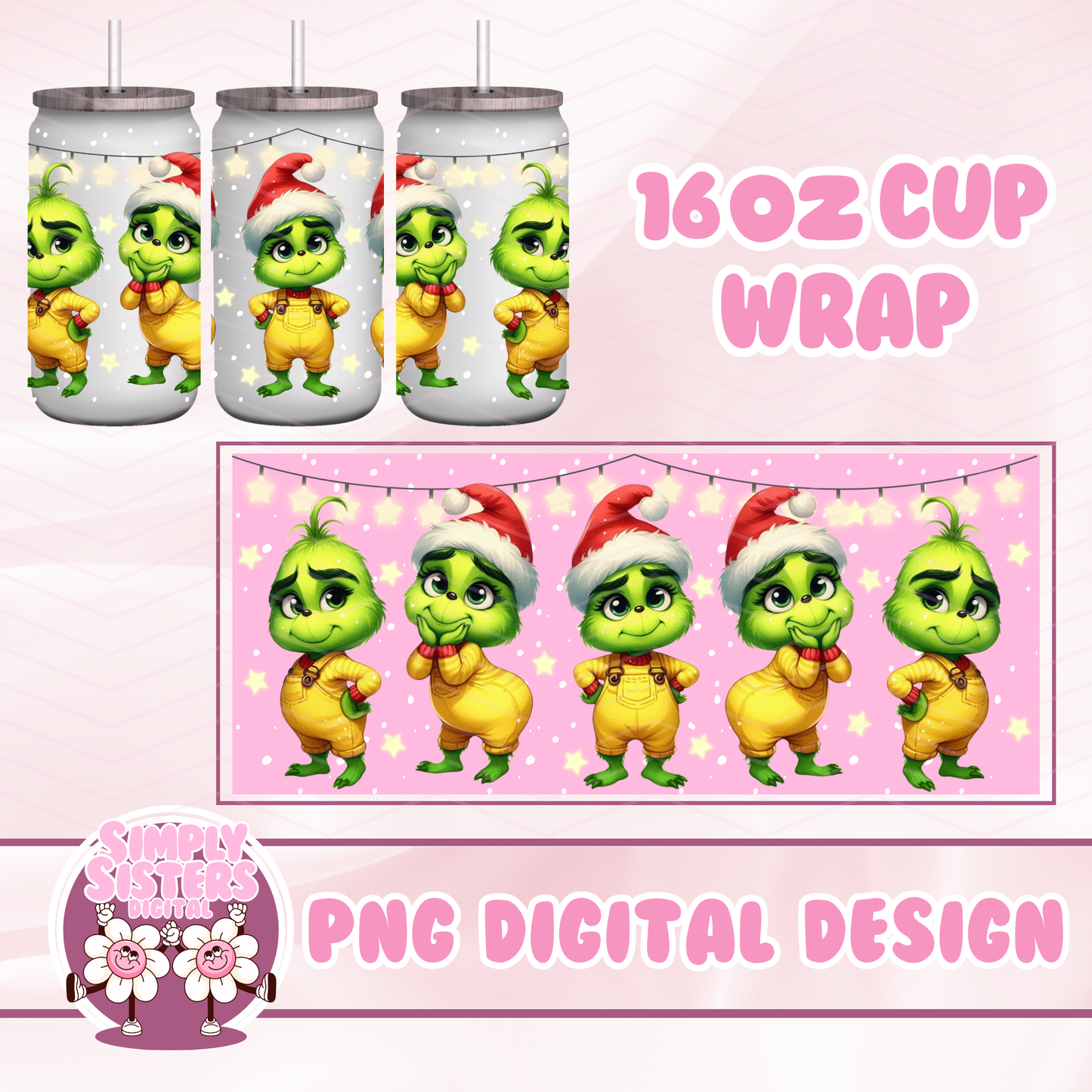 LITTLE GRINCH CUP WRAP