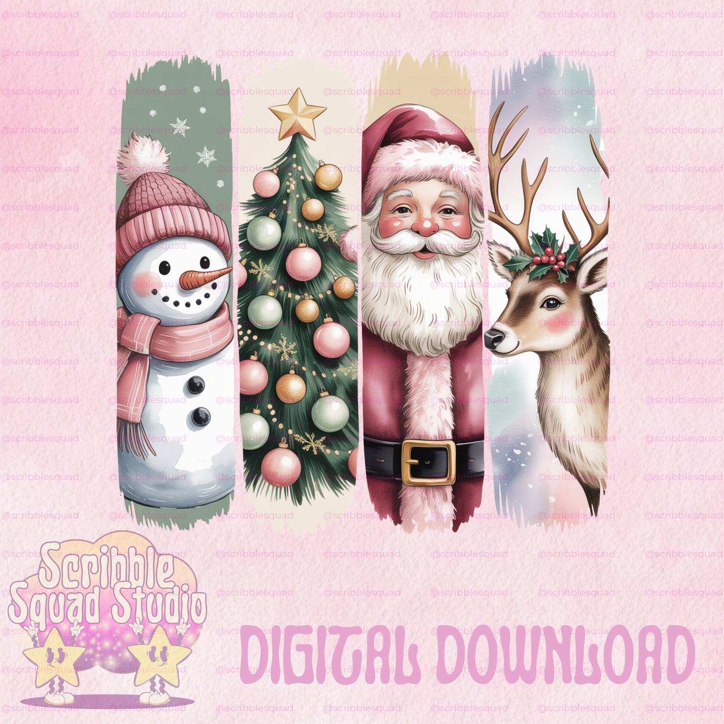 PRETTY PASTEL CHRISTMAS PNG