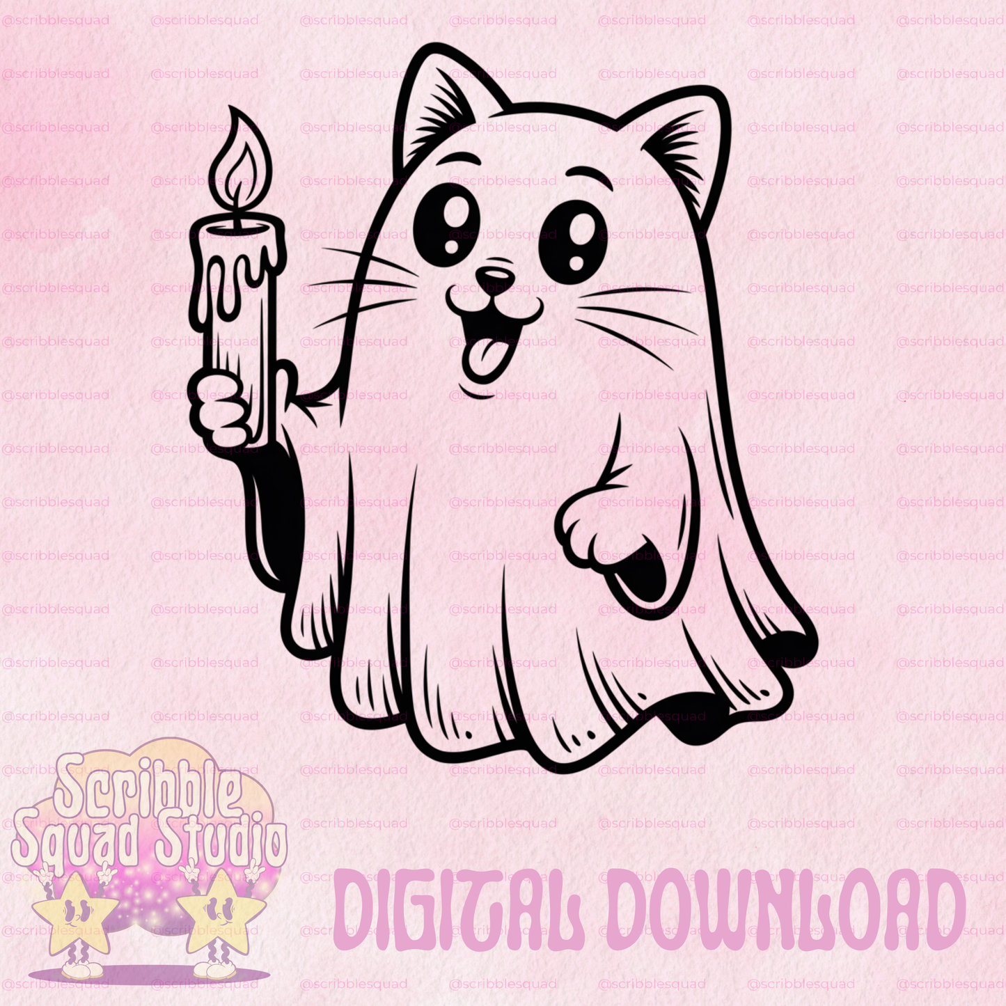 GHOSTLY KITTY PNG