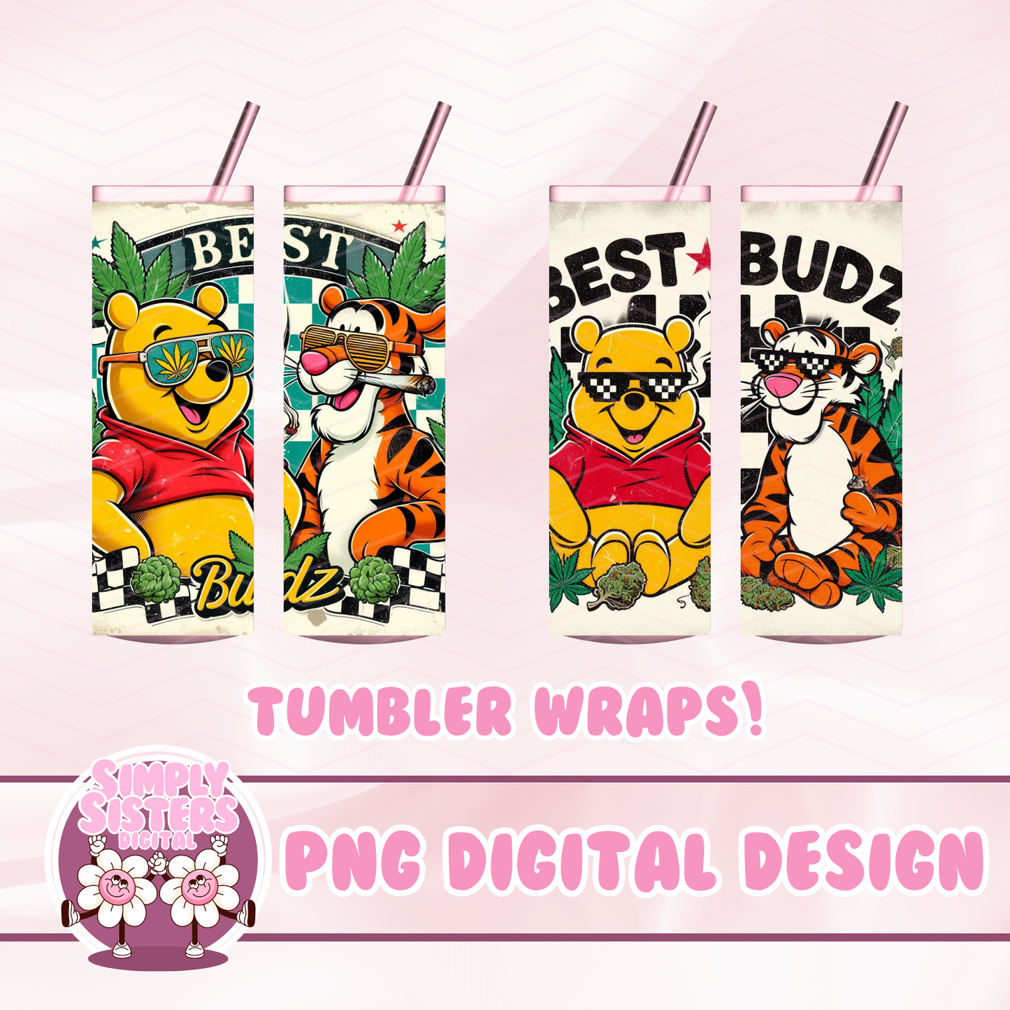 420 BEST BUDS POOH WRAPS