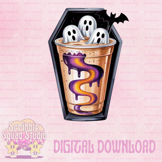 COFFIN COFFEE PNG