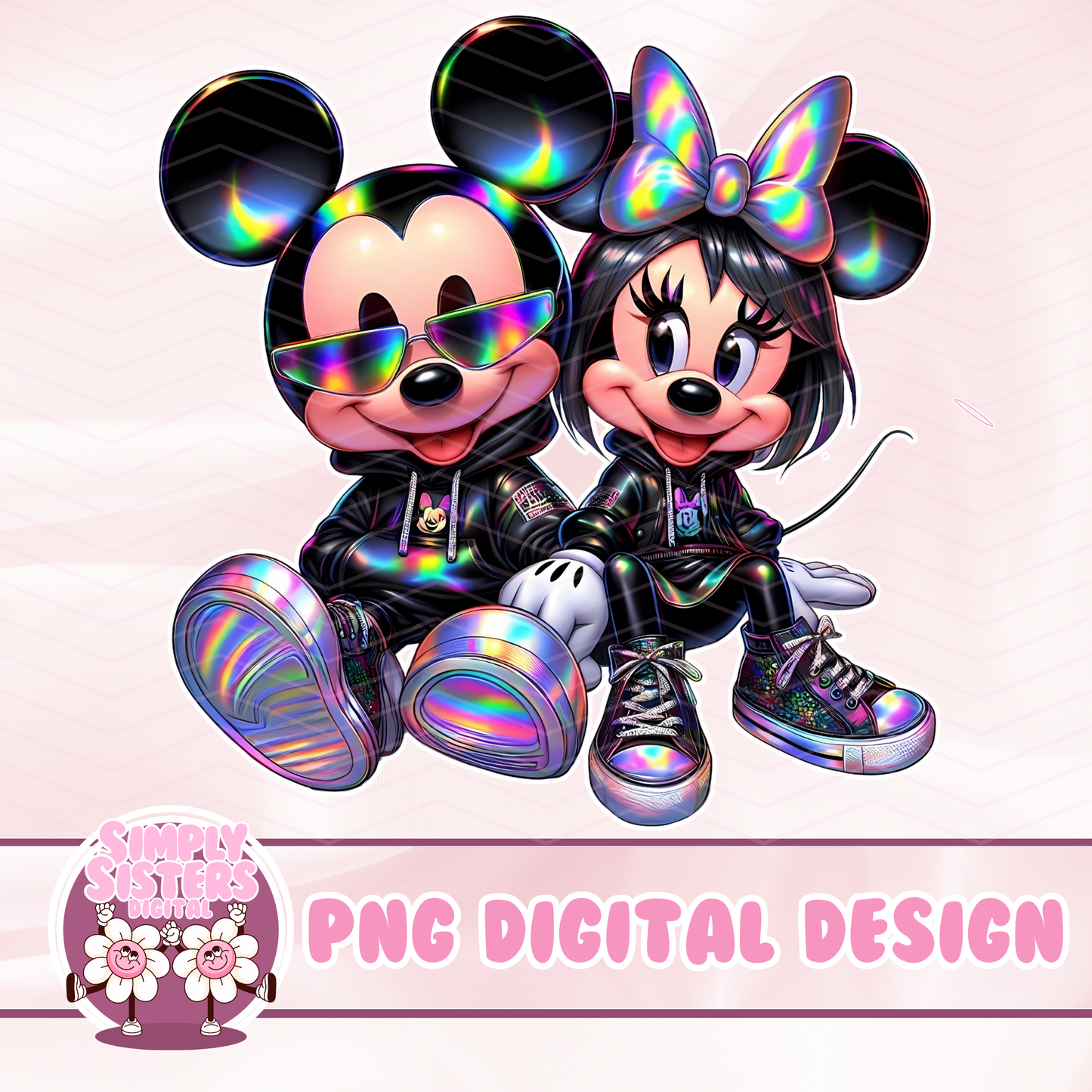 HOLOGRAPHIC MICKEY & MINNIE