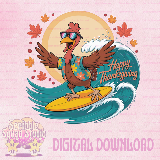 SURFIN TURKEY PNG