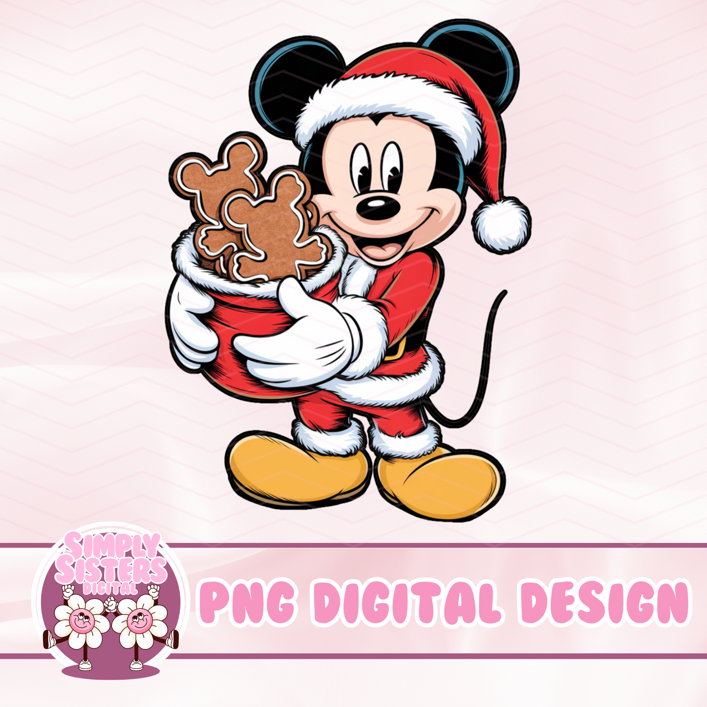 SANTA MICKEY PNG