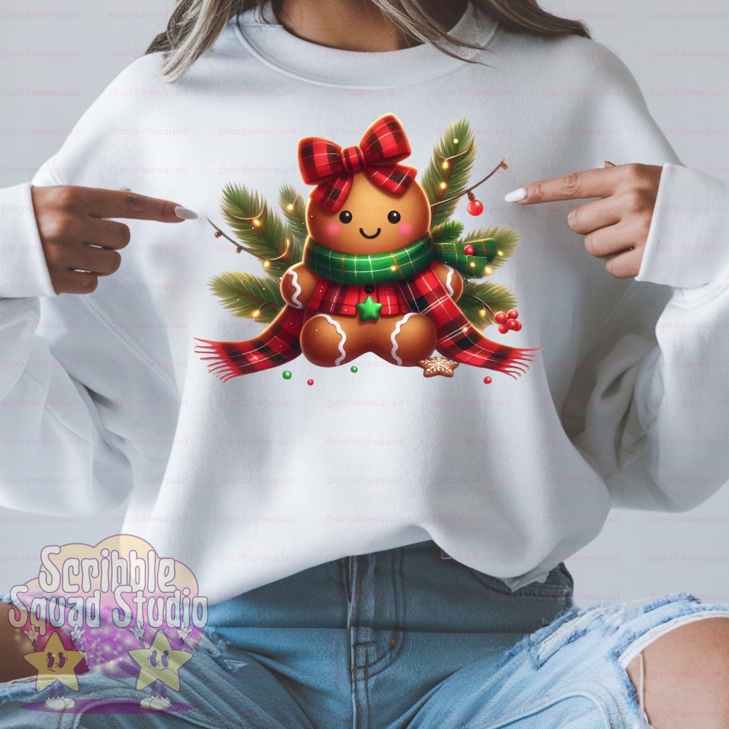 FESTIVE GINGERBREAD FRIEND PNG