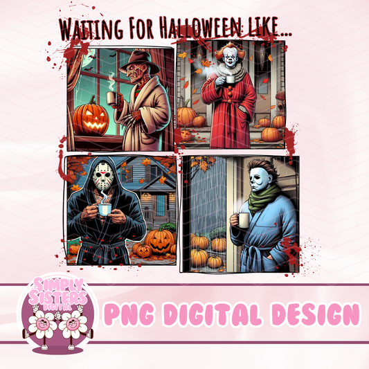 SLASHER WAITING FOR HALLOWEEN PNG