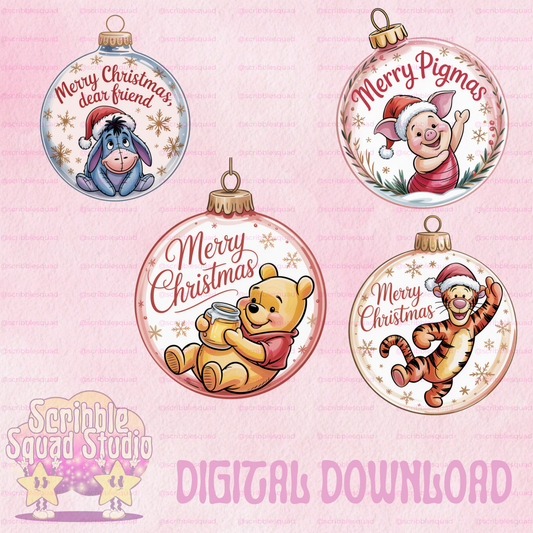 FESTIVE POOH BUNDLE PNG