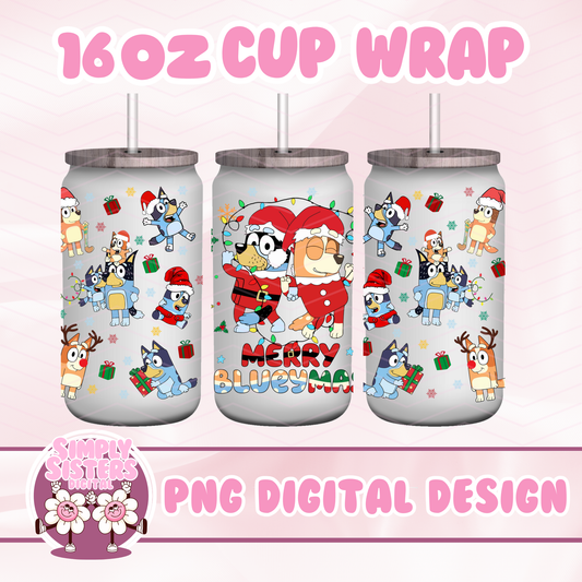 BLUEY CHRISTMAS WRAP