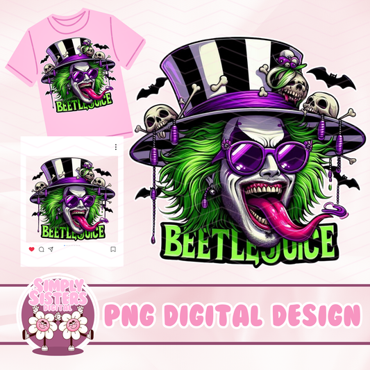 BEETLEJUICE TOP HAT PNG