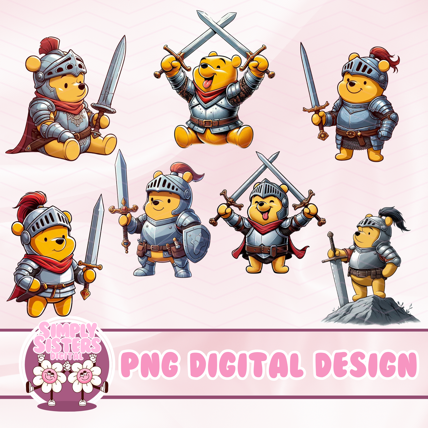 POOH THE KNIGHT PNGS
