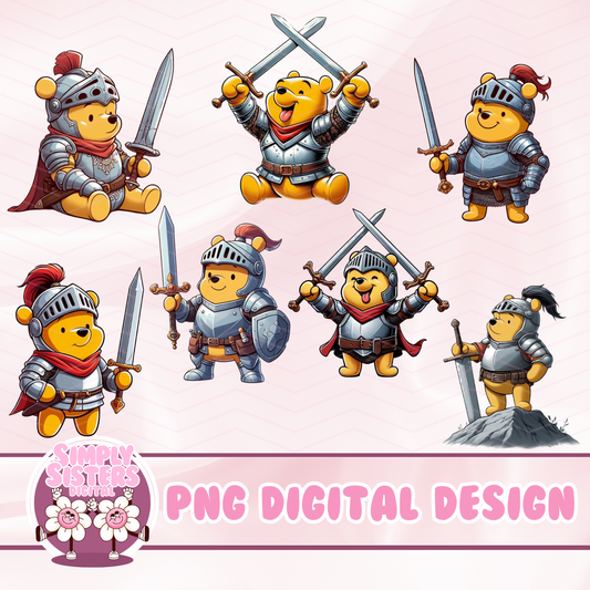 POOH THE KNIGHT PNGS