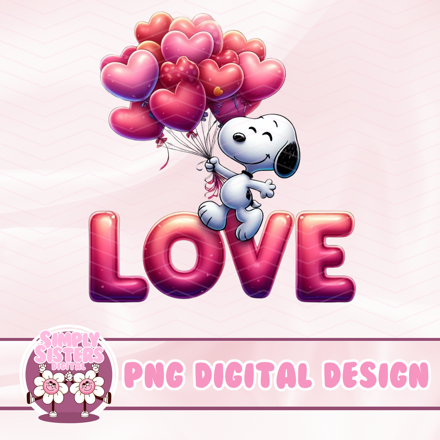 SNOOPY LOVE BALLOONS