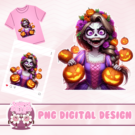 ZOMBIE REPUNZEL PNG