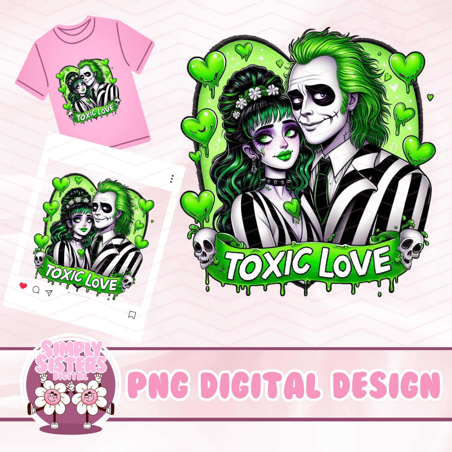 BEETLEJUICE TOXIC LOVE PNG