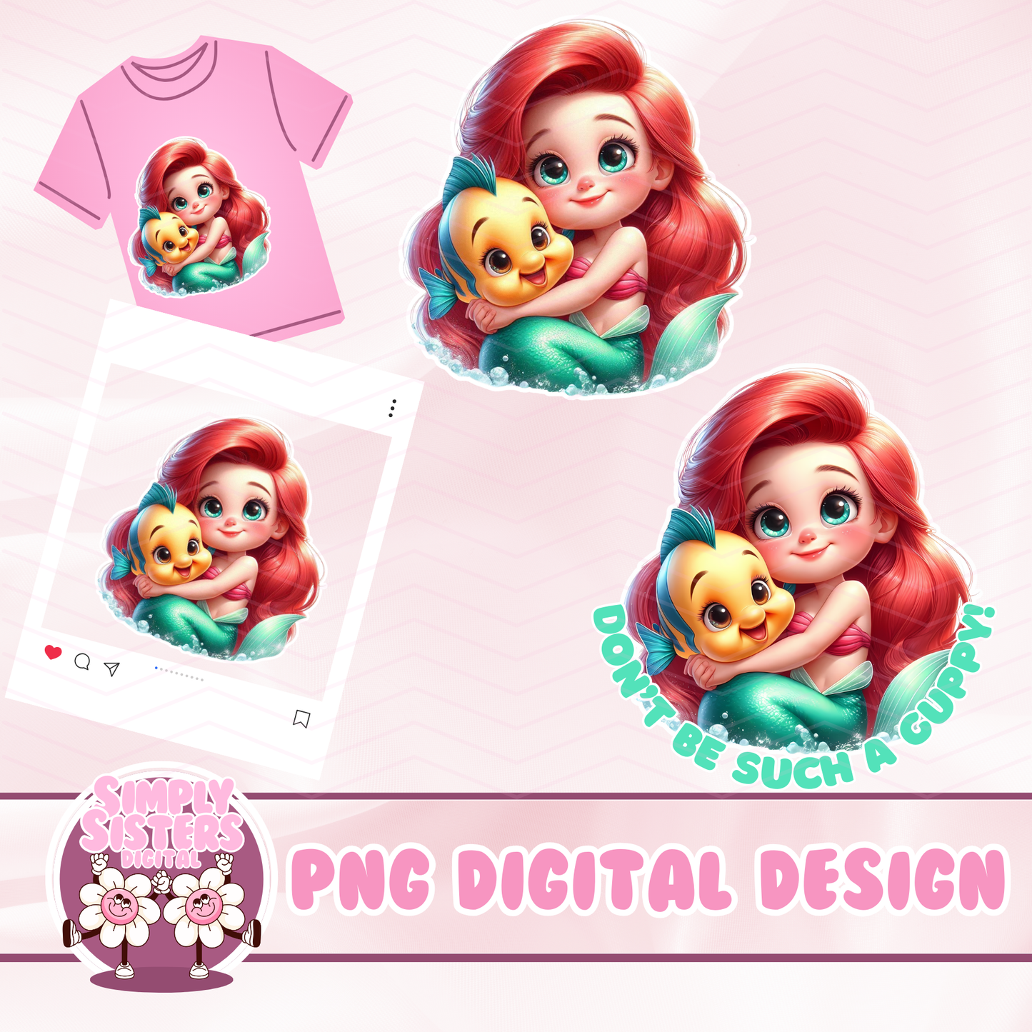 DONT BE SUCH A GUPPY ARIEL PNG