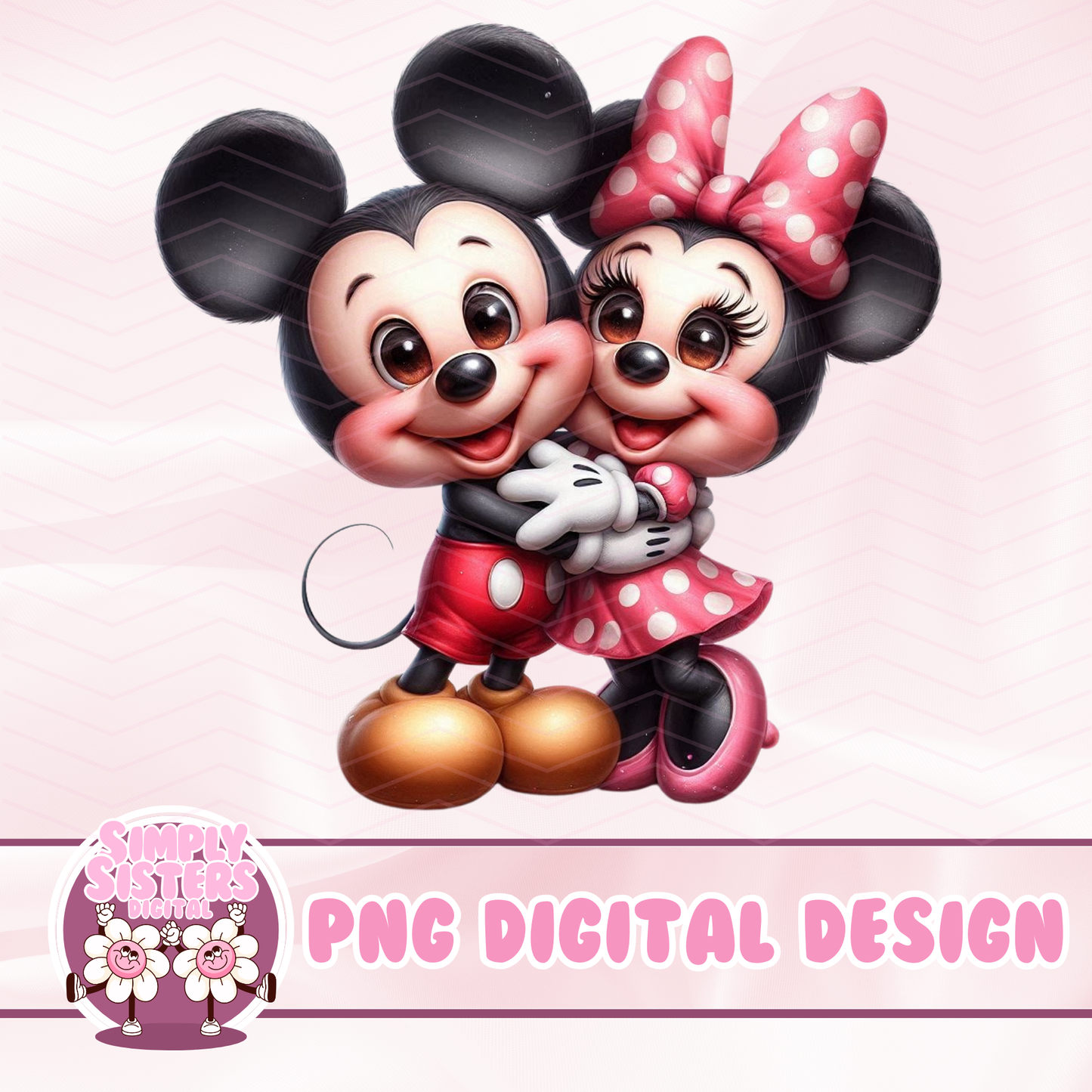 MICKEY & MINNIE HUGS PNG