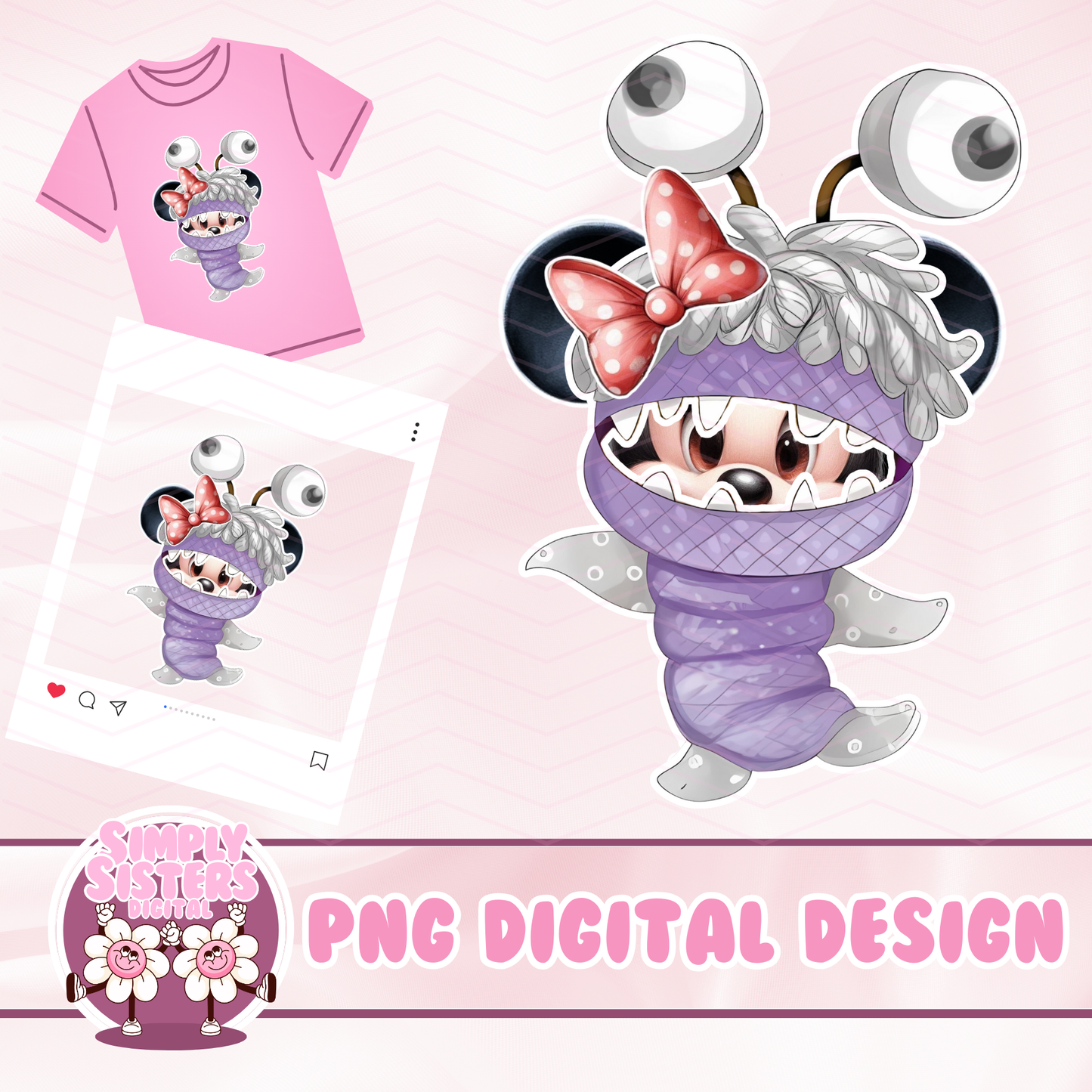 MINNIE BOO COSTUME PNG