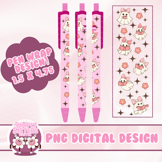 BOOKISH GHOST PEN WRAP