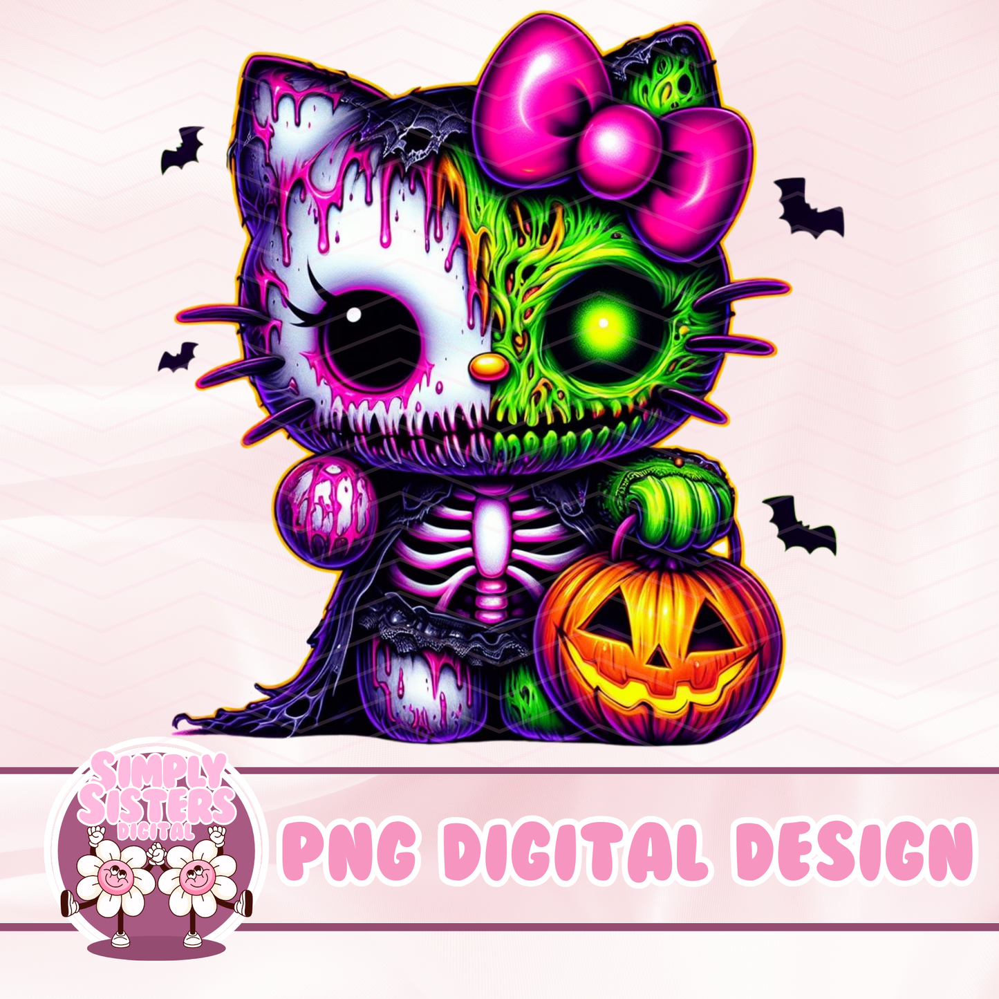 HELLO-WEEN KITTY PNG