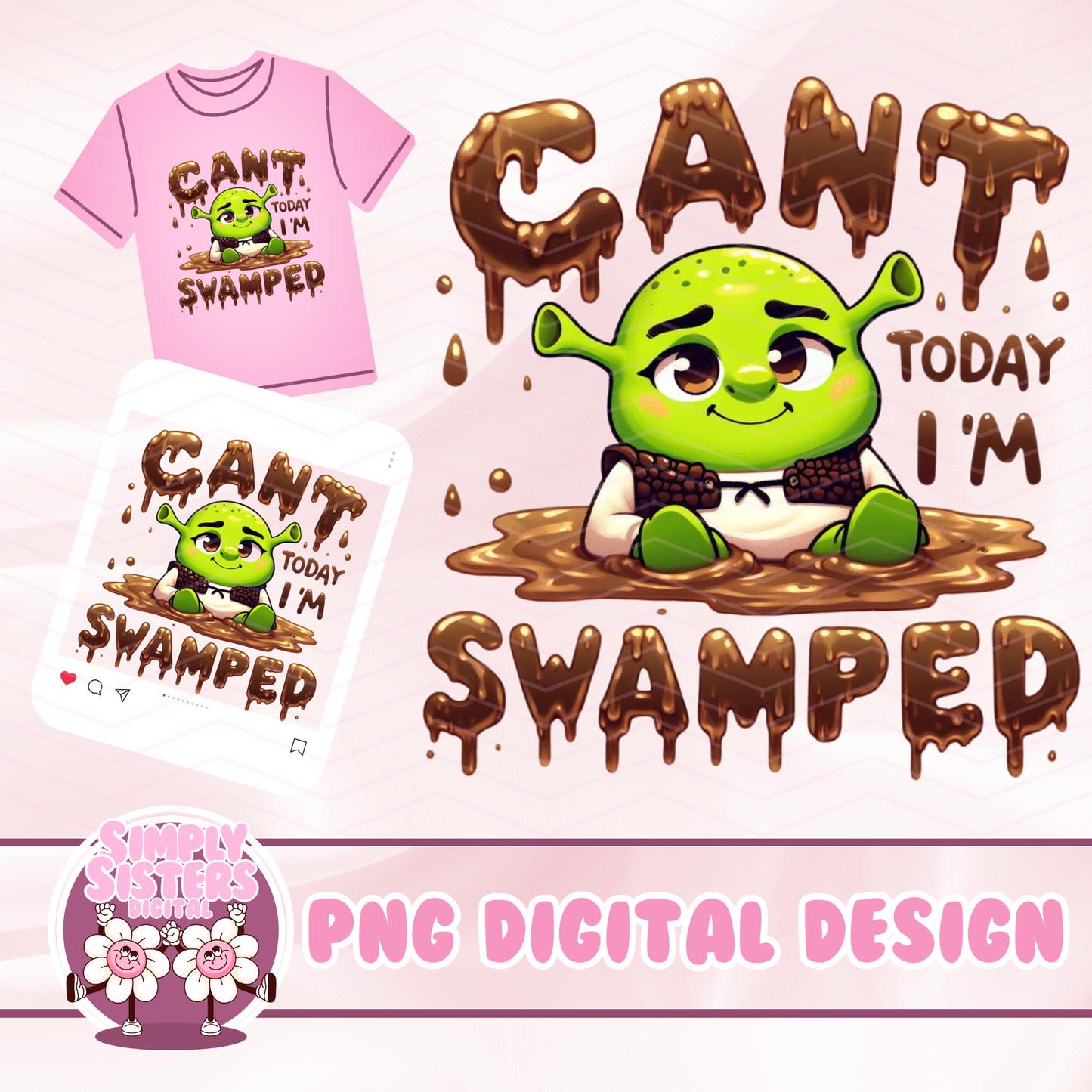 SWAMPED BABY SHREK PNG