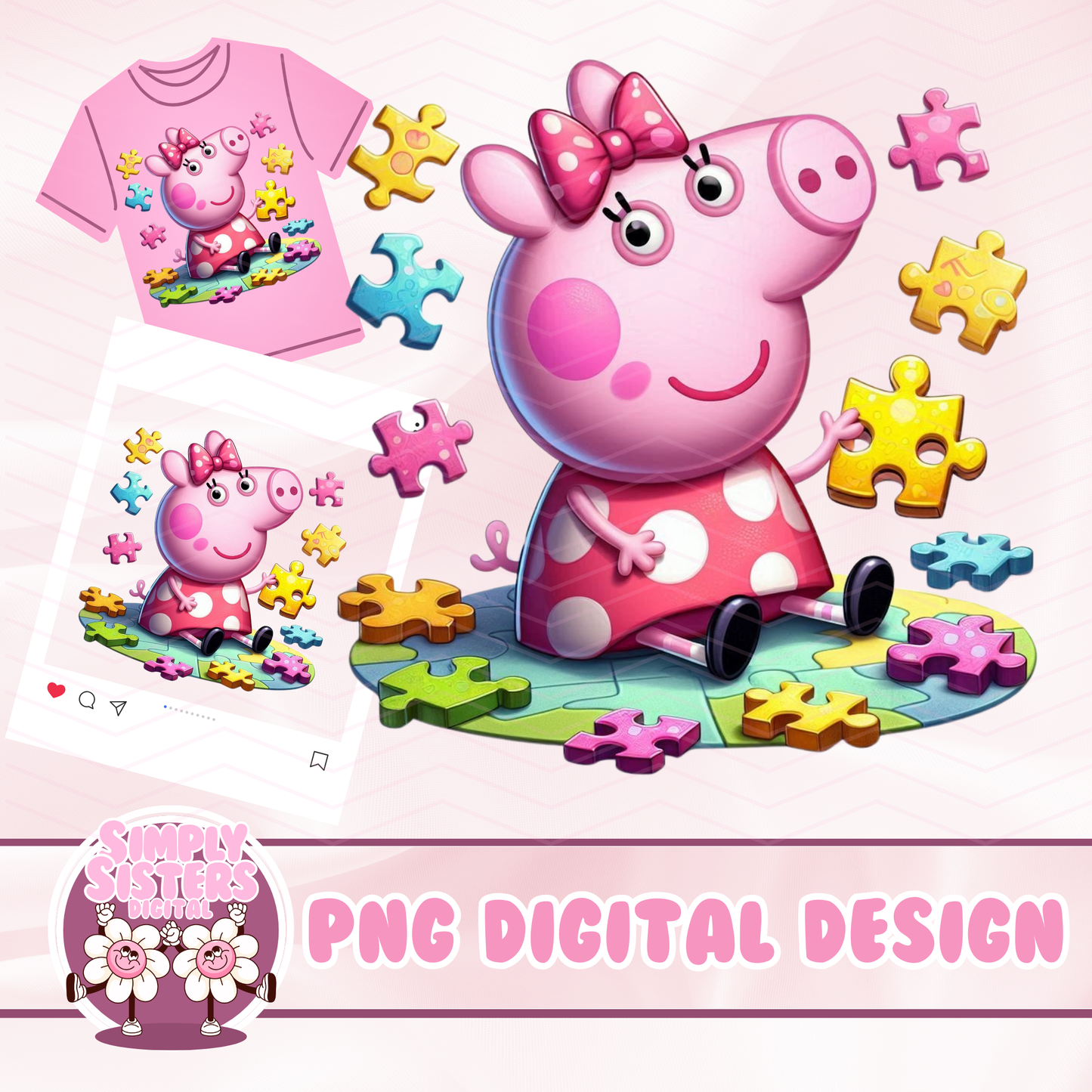PEPPA PIG PUZZLE PNG