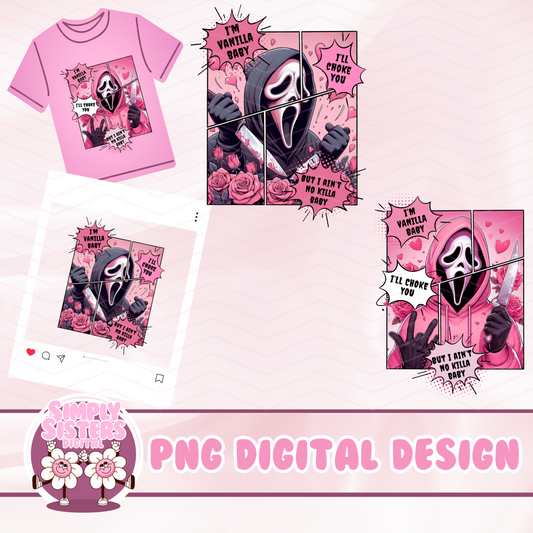 SCREAM COMIC PNG