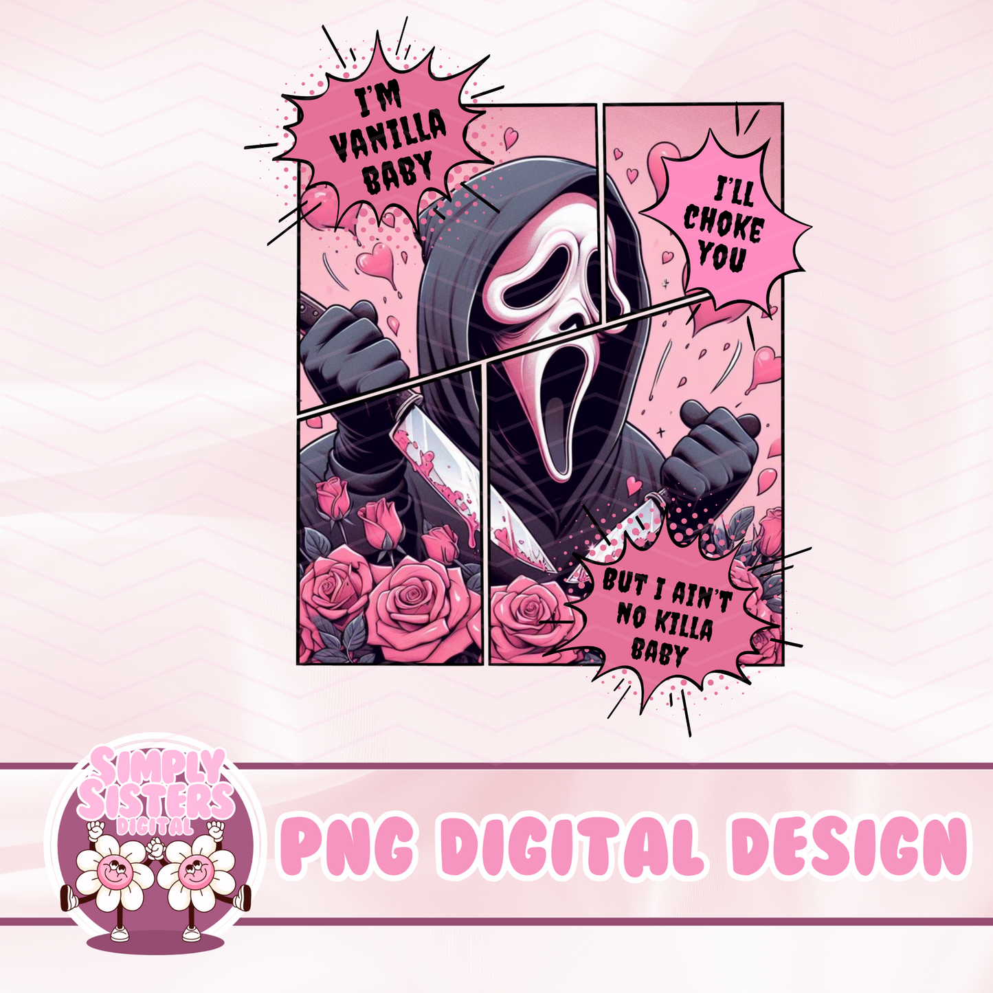 SCREAM COMIC PNG
