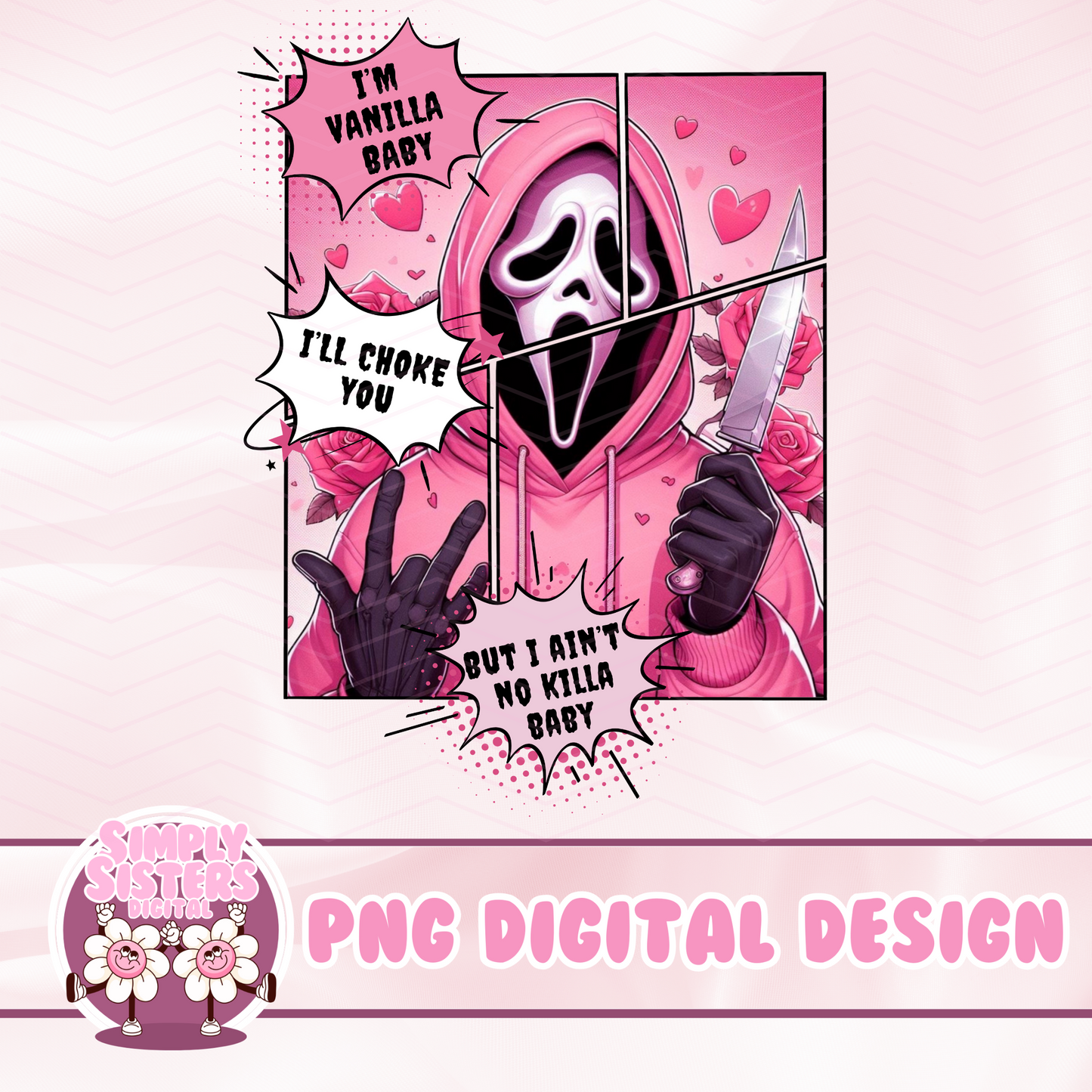 SCREAM COMIC PNG