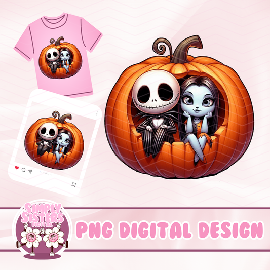 CUTESY JACK AND SALLY PNG