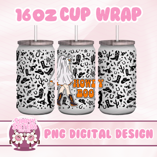 HOWDY BOO CUP WRAP