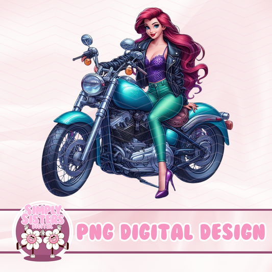 LITTLE MERMAID BIKER