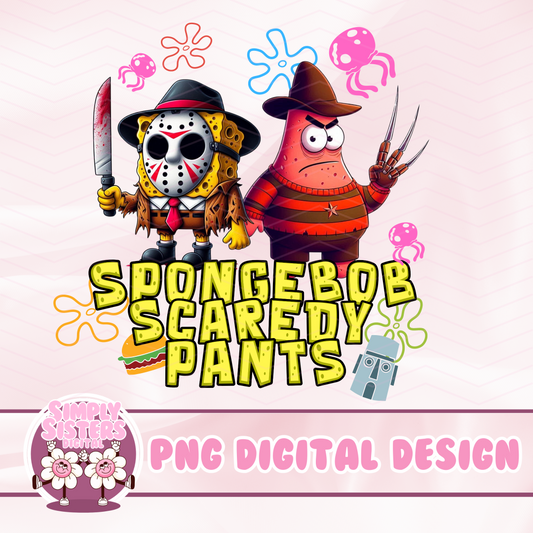 SPONGEBOB SCAREDY PANTS PNG