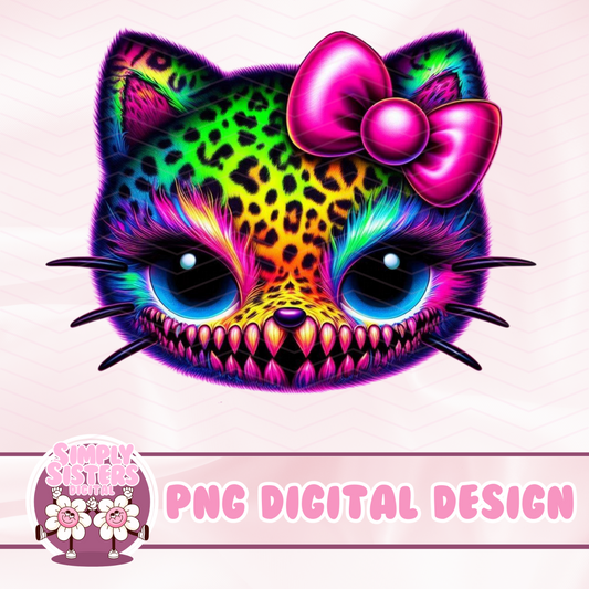 HELLO CHEETAH KITTY PNG