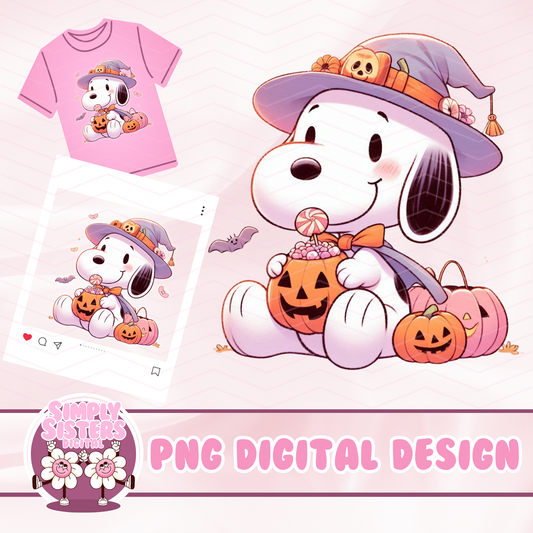 SPOOKY SNOOPY HALLOWEEN PNG