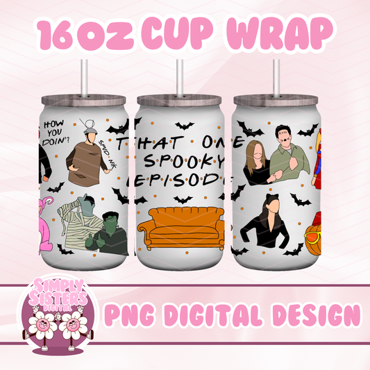 FRIENDS HALLOWEEN CUP WRAP